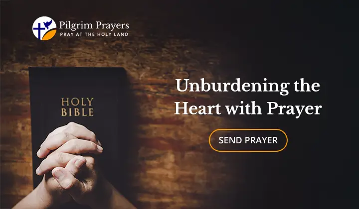 Submit a forgiveness prayer request to the Holy Land with Pilgrim Prayers