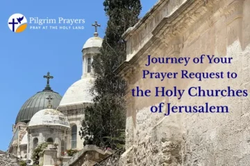 Heartfelt prayers nestled in the timeless embrace of the Holy Land