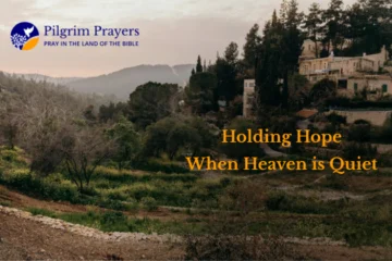 peaceful moment of prayer and trust during waiting season