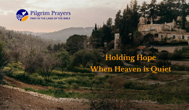 peaceful moment of prayer and trust during waiting season