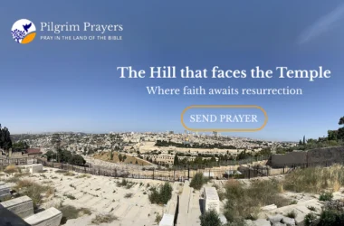 Send your prayers to the holy land with Pilgrim Prayers.