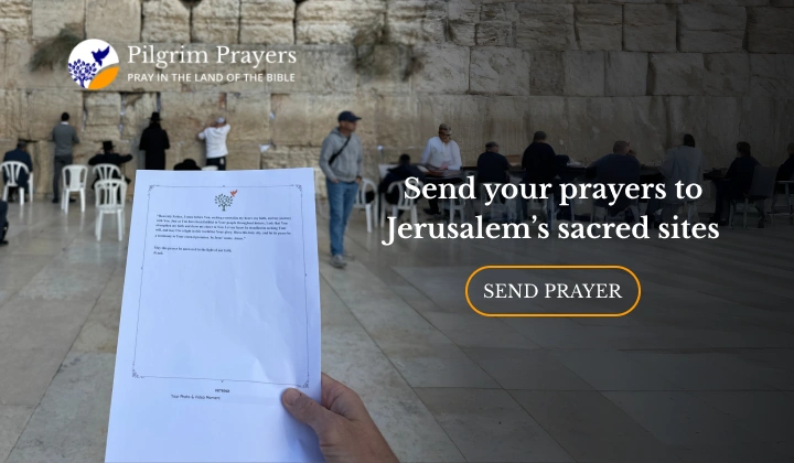 Prayer request placed at Jerusalem biblical sites through online prayer service