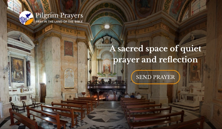 Interior view of Stella Maris Monastery chapel on Mount Carmel symbolizing prayer, reflection, and spiritual devotion